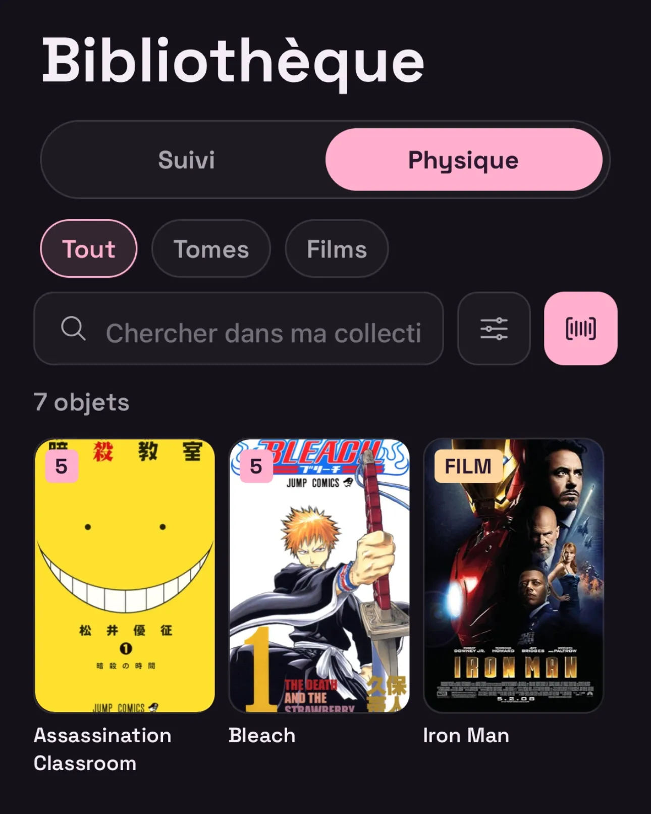 Ce que vous possédez vraiment, tome par tome et film par film.